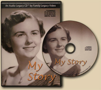 eserve, share and celebrate your life story with a Legacy Audio CD from Family Legacy Video.