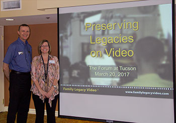 Family Legacy Video presentation at The Forum at Tucson